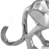 HomeRoots 4" Silver Buffed Aluminum Tabletop Sculpture - 4 of 4