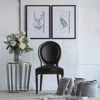 Winnie Occasion Accent Table Black/Gold - A&B Home: Iron & Glass, No Assembly Required - 3 of 4