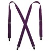 CTM Women's Elastic Clip-End 1 Inch Basic Suspenders - 3 of 4