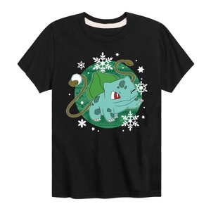 Boys' - Pokémon - Bulba Pattern Short Sleeve Graphic T-Shirt - 1 of 4