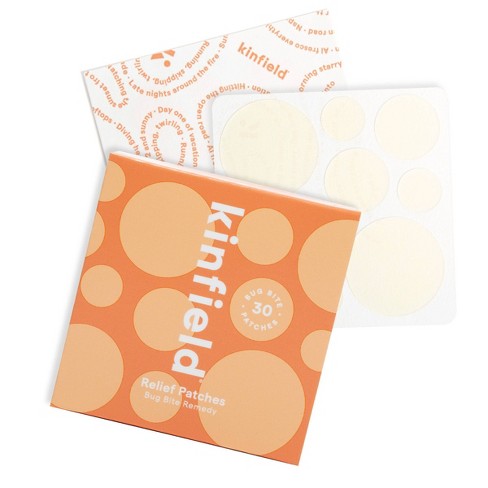 Kinfield Water-Resistant Instant Bug Bite Relief Anti-Itch Treatment Clear Patches - image 1 of 4