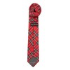 Jacob Alexander Boys' Prep Red Christmas Plaid Self-Tie Neck Tie - 3 of 4