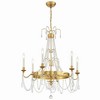 Crystorama Lighting Maizey 6 - Light Chandelier in  Antique Gold - 2 of 4