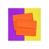JAM Paper A2 Colored Invitation Envelopes 4.375 x 5.75 Orange Recycled WDBH602 - 3 of 4