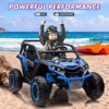 2-Seater Electric Utv for Kids, 24V 4WD Ride-On Car with Remote Control, Battery-Powered Off-Road Toy - 4 of 4