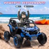 2-Seater Electric Utv for Kids, 24V 4WD Ride-On Car with Remote Control, Battery-Powered Off-Road Toy - image 4 of 4