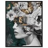 Art Remedy Hidden Golden Butterflies in Emerald Gold Fashion Wall Art Framed - 2 of 4