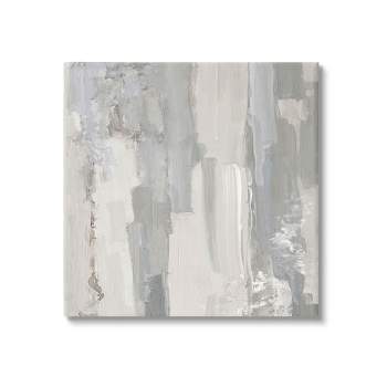 Stupell Industries Grey Brushed Abstract Arrangement Canvas Wall Art