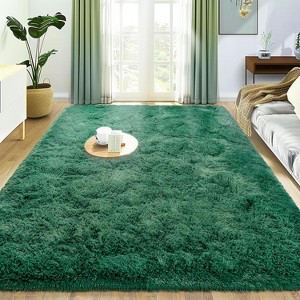 LOVEVOOK Area Rugs for Living Room Bedroom, Fluffy Shag Rugs, Modern Indoor Floor Carpet for Home Decor Aesthetic 4x6 Feet - 1 of 4