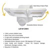 IQ America Motion Security Flood Light, Battery-Powered, 1200 Lumen LED, Wall/Eave Mount for Closet, Shed, Attic, Workshop, Grill Light, White - 3 of 4