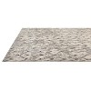 HomeRoots 8' Gray And Ivory Geometric Runner Rug - 4 of 4