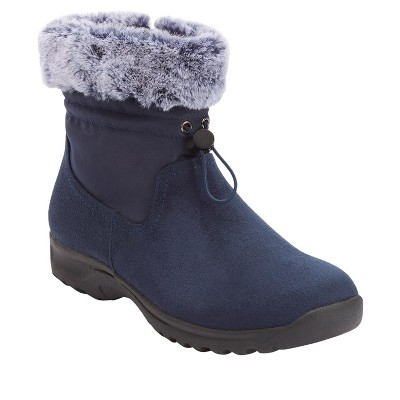 Wide width fur outlet boots