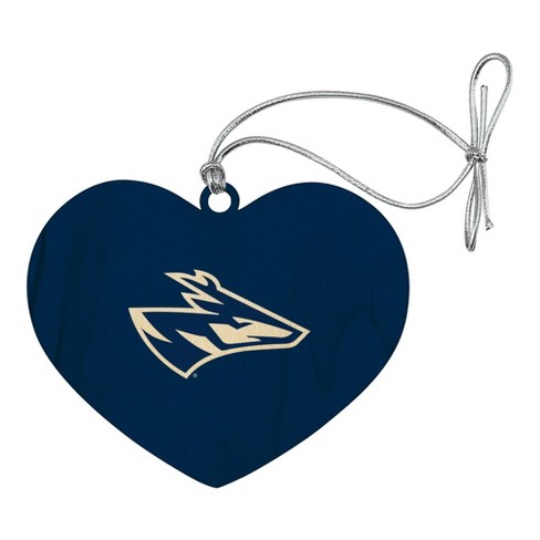 University of Nebraska at Kearney Primary Logo Heart Love Wood Christmas Tree Holiday Ornament - image 1 of 3