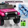 12V Kids Electric Car, 4 Wheeler Electric Vehicles with Remote Control, Spring Suspension, 3 Speeds - 2 of 4