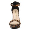 Allegra K Women's Open Toe Ankle Strap Platform Chunky Heels Sandals - 3 of 4
