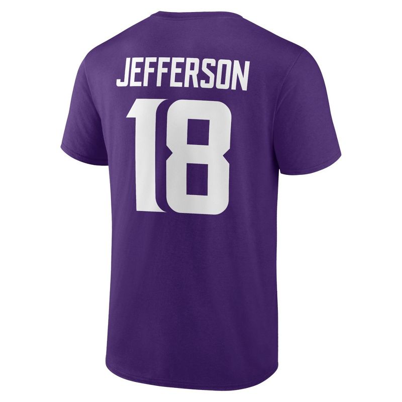 NFL Minnesota Vikings Short Sleeve Core Jefferson Big & Tall T-Shirt, 2 of 5