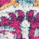 fuchsia/ivory
