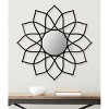 Flower Mirror - 36" x 36" - MIR4010 - Black - Safavieh - 2 of 4