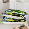 Race Car Comforter Set Twin Size – 3Pcs Racing Car Bedding for Boys, Teens & Men, Extreme Sports Quilt Set with 2 Pillowcases, Cool Speed Design - 3 of 4