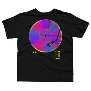 Boy's Design By Humans Retro Vinyl By clingcling T-Shirt - 1 of 4