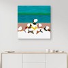 35" x 35" Remembrance Sullivan Island by Synthia Saint James Canvas Art Print - Masterpiece Art Gallery: High-Quality, Ready to Hang - 4 of 4