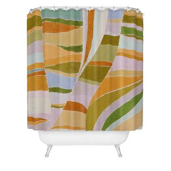 Colorful Flow Shower Curtain - Deny Designs