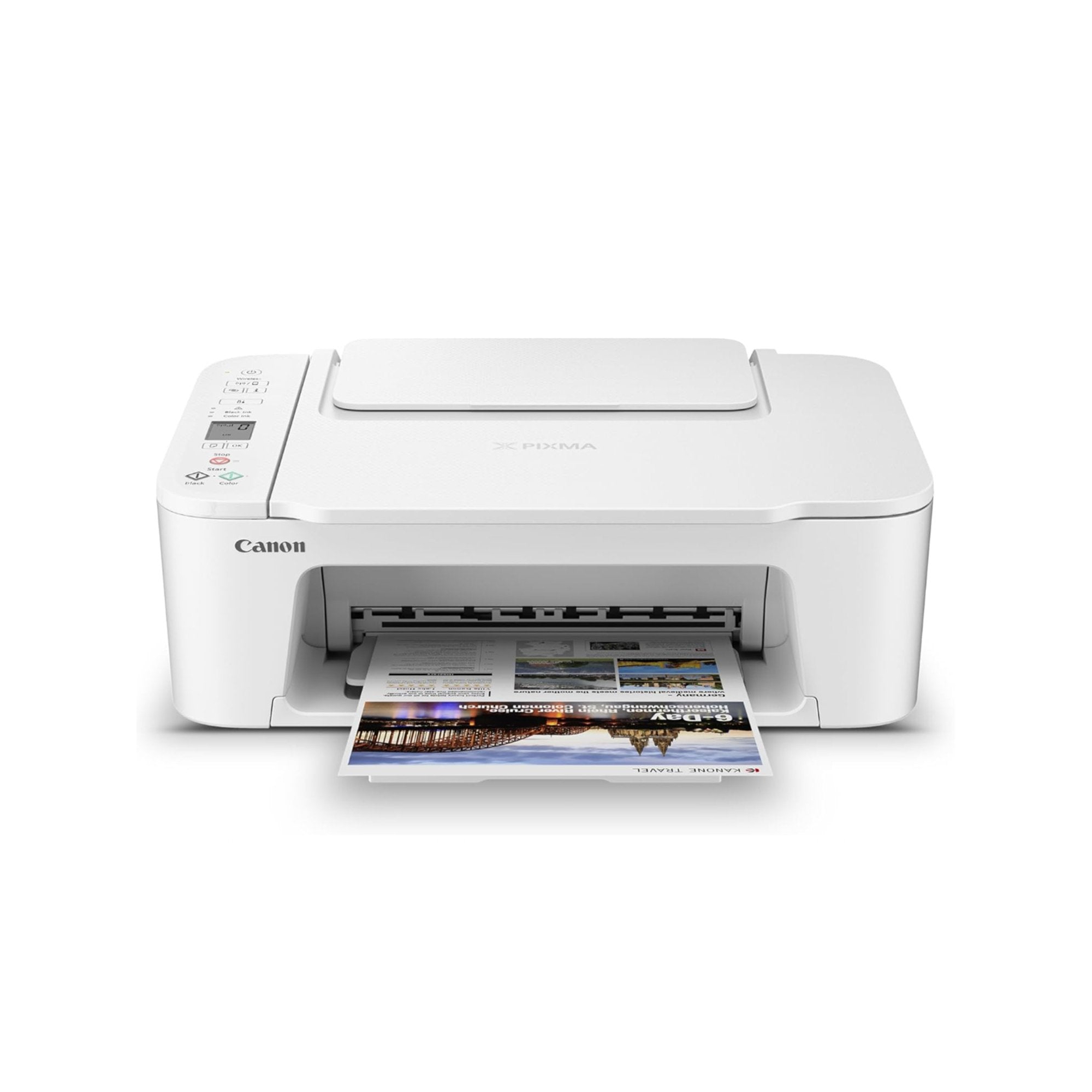 Canon PIXMA TS3720 Wireless All-in-One Printer for Basic Home Printing, White