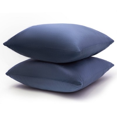 Cheer Collection Luxurious Velour Decorative Throw Pillows with Inserts, Set of 2