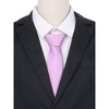 INSPIRE CHIC Men's Adjustable Regular Fit Satin Necktie - 4 of 4