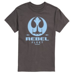 Men's - Star Wars - Rebel Fleet Flight Patch Short Sleeve Graphic T-Shirt - 1 of 4