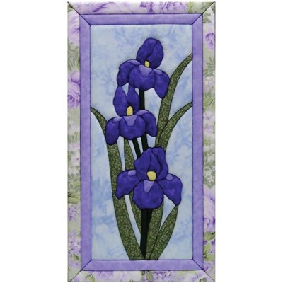 Quilt-Magic No Sew Wall Hanging Kit-Iris