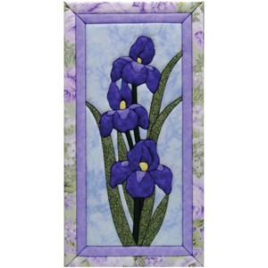 Quilt-Magic No Sew Wall Hanging Kit-Iris - 1 of 1