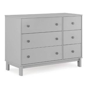 babyGap by Delta Children Legacy 6 Drawer Dresser with Interlocking Drawers - Gray/Dark Gray - 1 of 4