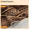 Coucheta Washable Runner Rug, Non-Slip Low-Pile Kitchen Bathroom Rug, Border Carpet for Hallway Bedroom Laundry, Multi-Color & Size - 4 of 4