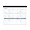 Academic Large Print Desk Pad, 21.75 x 17, White/Blue Sheets, 12 Month (July to June): 2025 to 2026 - 4 of 4