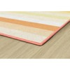 Flagship Carpets School Girl Style Simply Safari Sunset Stripes Classroom Area Rug - 4 of 4