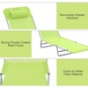 Maggift Patio Chaise Lounges, Portable Foldable Lounge Chair, Adjustable Angle Multifunctional Patio Lounge Chair, Green, 71.75"*22"*9.75" - 2 of 4