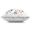 Stupell Industries May Your Day Bloom Pink Spring Blossoms Indoor Decorative Throw Pillow, 18 x 18 - 2 of 3