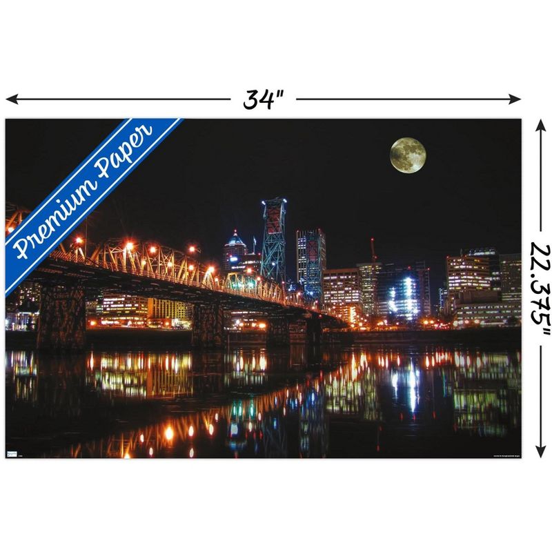 Trends International Cityscapes - Portland, Oregon Unframed Wall Poster Prints, 3 of 7