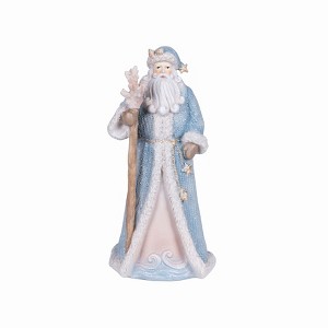 Gallerie II Classic Blue Santa Figurine - 1 of 4