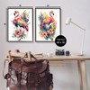 Stupell Industries Modern Tropical Flamingos Black Framed Giclee Art (Set of 2) - 3 of 4