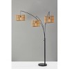 82" Cabana Collection 3-Arm Arc Lamp Black - Adesso - image 3 of 4