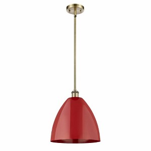 Plymouth Dome - 1 Light Stem Hung Pendant In Industrial Style-12.75 Inches Tall and 12 Inches Wide - 1 of 1