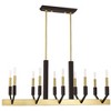 Livex Lighting Beckett 10 - Light Chandelier in  Satin Brass/Bronze - 3 of 4