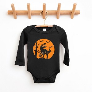 The Juniper Shop Dinosaur Moon Baby Long Sleeve Bodysuit - 1 of 3