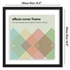 Americanflat 16.5 x 16.5 Floating Album Frame to Display Record Covers - Black - 2 of 4