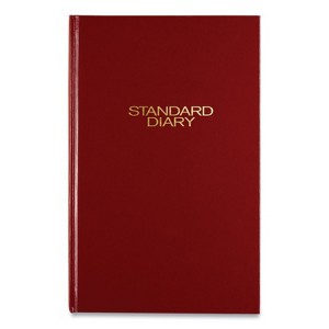Standard Diary Daily Diary, 2026 Edition, Wide/Legal Rule, Red Cover, (200) 12 x 7.75 Sheets - 1 of 4