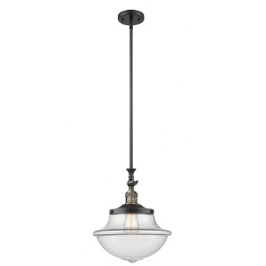 Oxford - 1 Light Mini Pendant In Traditional Style-15 Inches Tall and 11.75 Inches Wide - 1 of 1