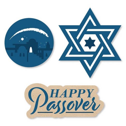 Big Dot Of Happiness Happy Passover - Shaped Pesach Holiday Party Cut-outs  - 24 Count : Target