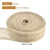 Unique Bargains Burlap Wired Soft Decorative Ribbon Trims for Gift Wrapping - 2 of 4